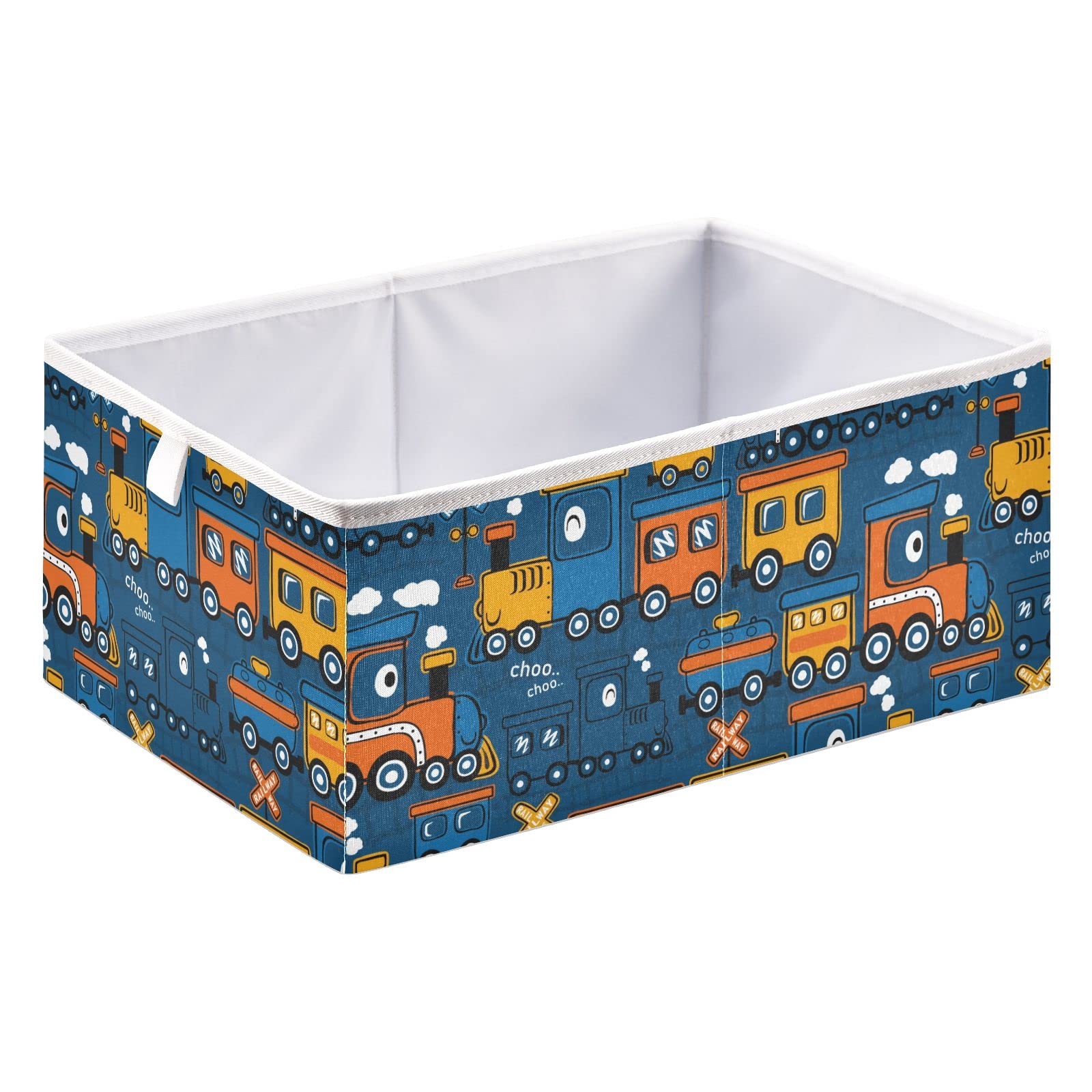 Ollabaky Closet Storage Bin - Colorful Animal Ladybug Fabric Storage Cube, Collapsible Waterproof Basket Box for Toys, Clothes Organizer for Shelves & Drawers - Perfect for Kids Room, Nursery, Playroom & Home Organization