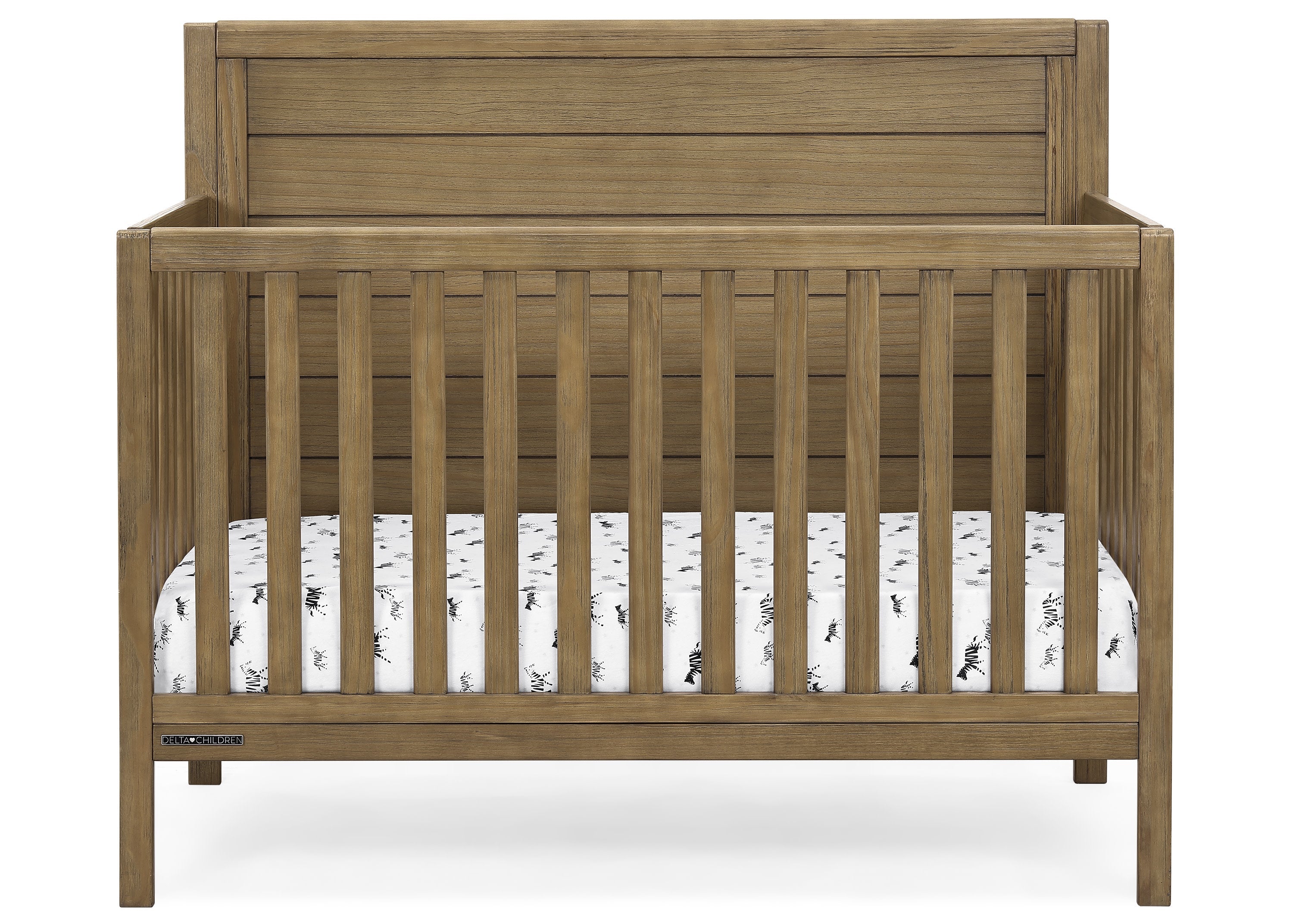Cambridge 4-in-1 Convertible Baby Crib - Toddler Bed & Daybed with Mattress - Nursery Furniture for Boys & Girls - Perfect for Bedrooms, Daycare & Guest Rooms