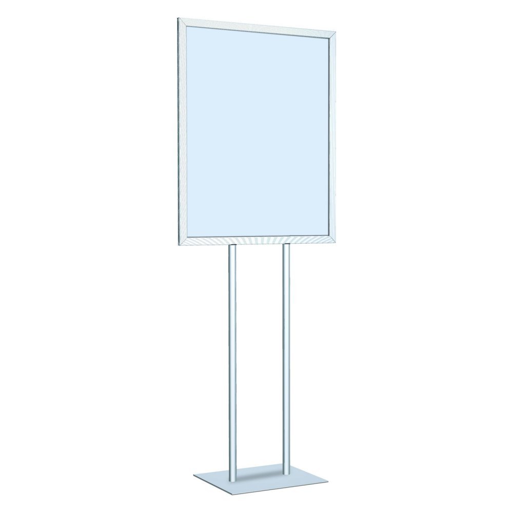 Silver Floor Standing Poster Display Sign Stand - 61