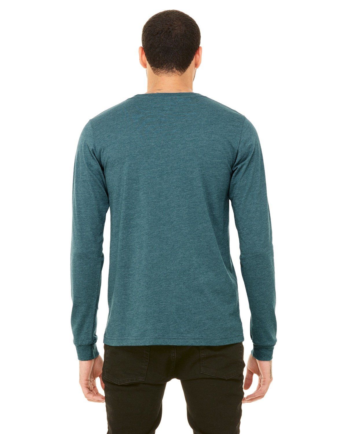 Bella + Canvas 3501 Unisex Jersey Long Sleeve T-Shirt - Soft Cotton Crewneck Tee for Men & Women - Perfect for Casual Wear, Layering & Everyday Comfort