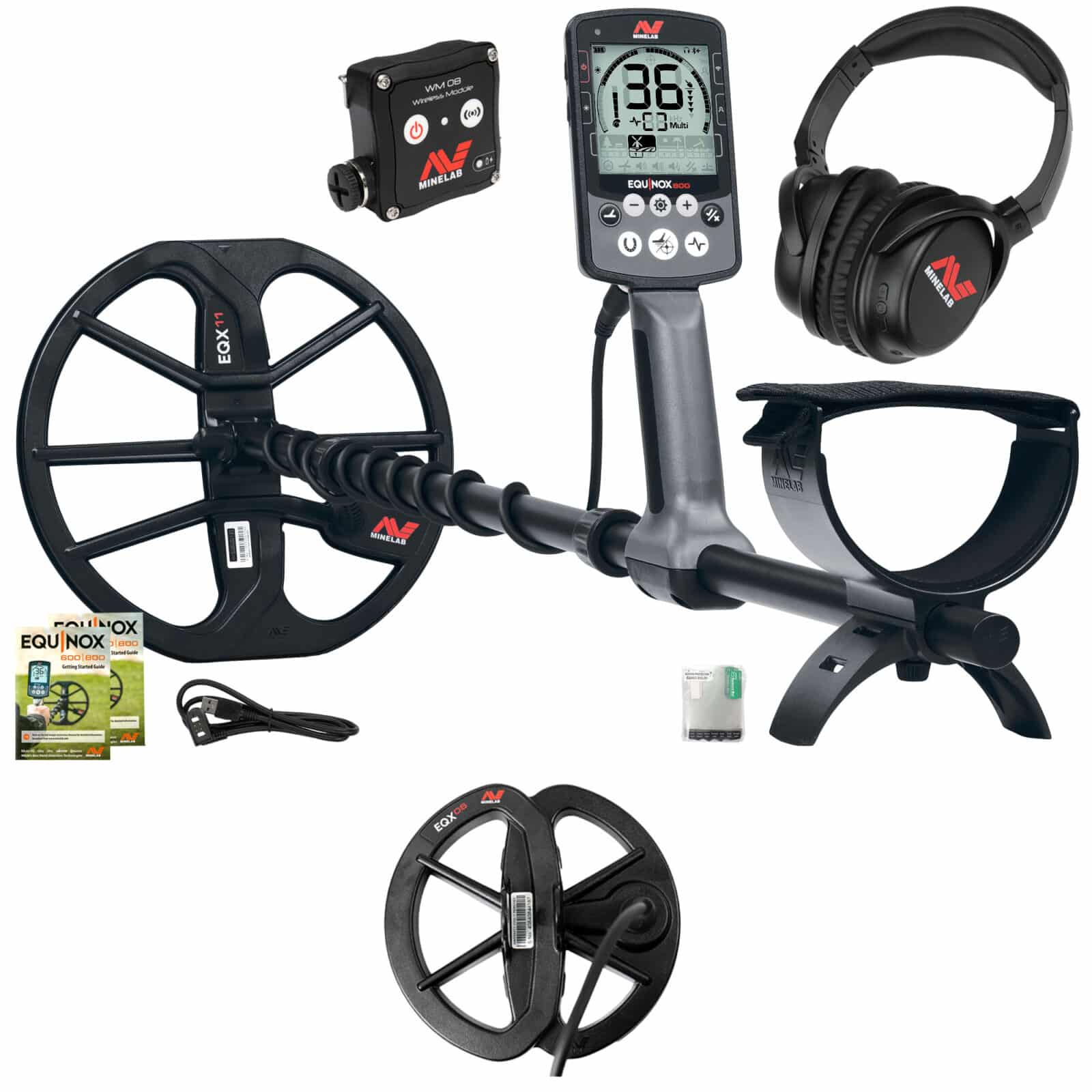 Minelab EQUINOX 800 Waterproof Metal Detector with 6