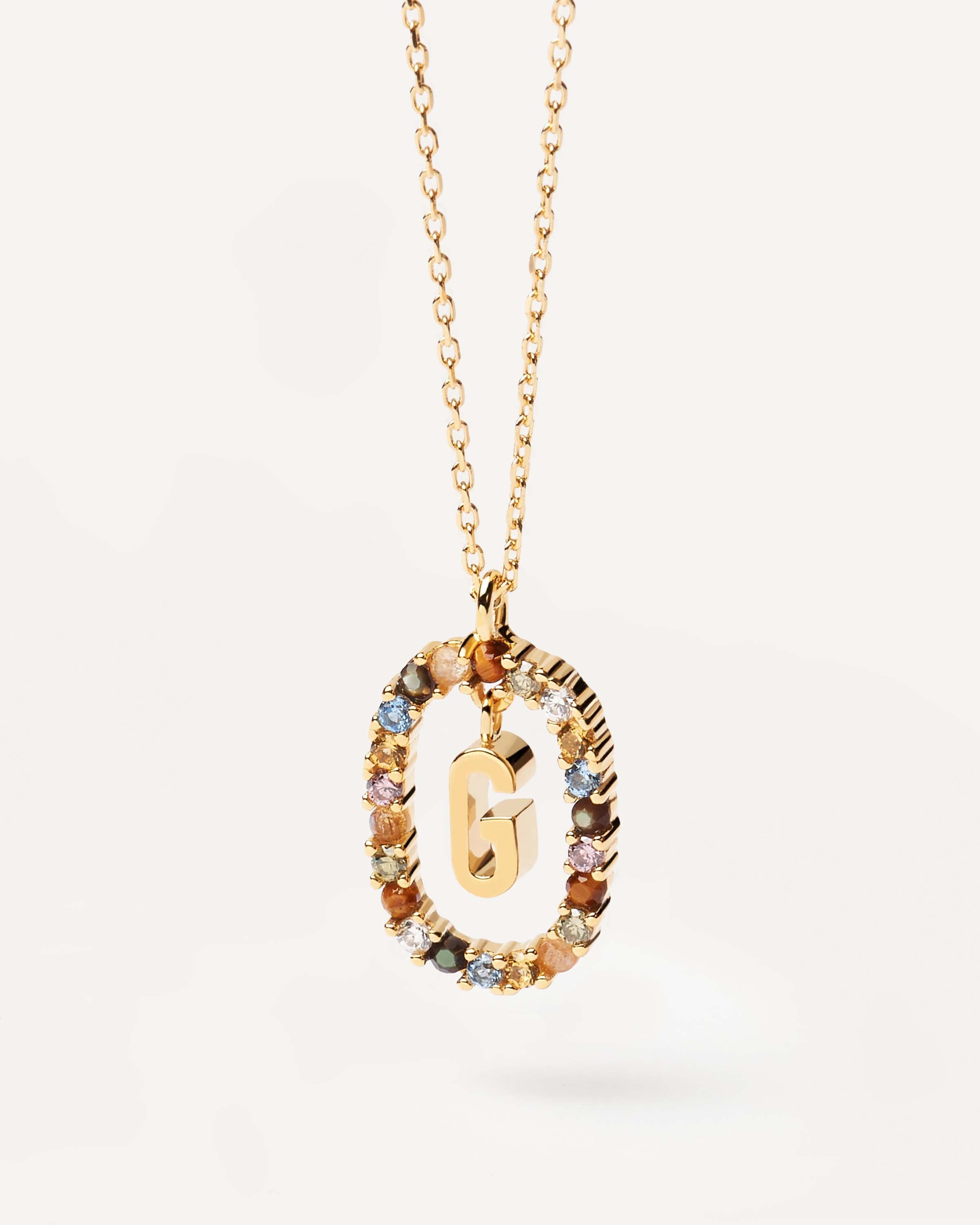 Letter G Necklace - Personalized Initial Necklace for Women, Gold & Silver Pendant Jewelry - Perfect for Gifts, Birthdays, Anniversaries & Everyday Wear