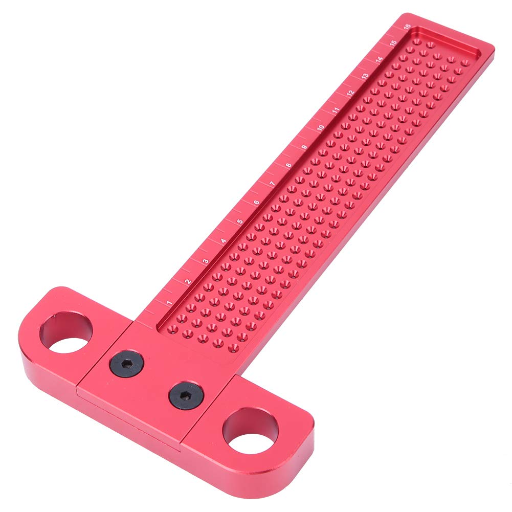 Precision Aluminum Alloy Scribing Ruler - Durable Woodworking Gauge Tool for Accurate Marking & Measuring | Perfect for Carpentry, DIY Projects & Metalworking