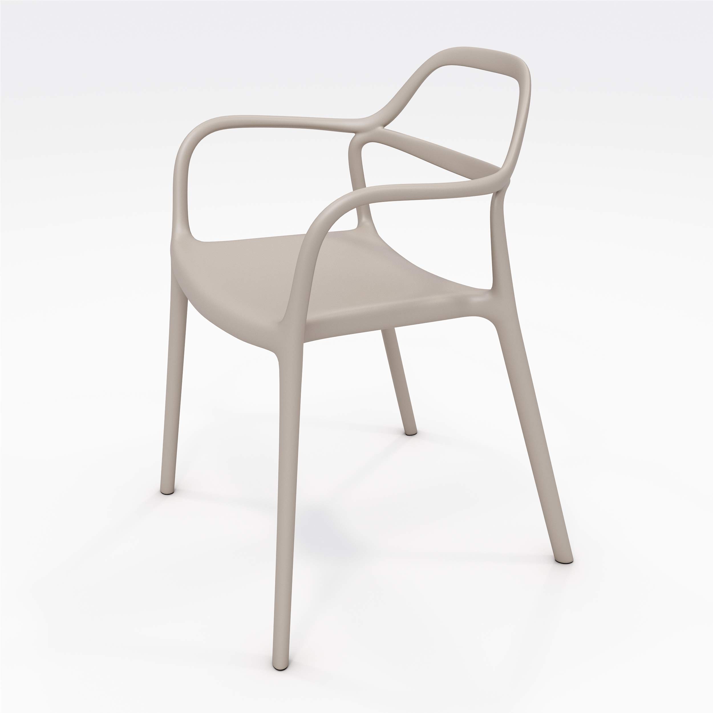 Dali Indoor/Outdoor Chair - Modern Patio Furniture for Living Room, Garden & Balcony - Comfortable Morel Design for Relaxing & Lounging