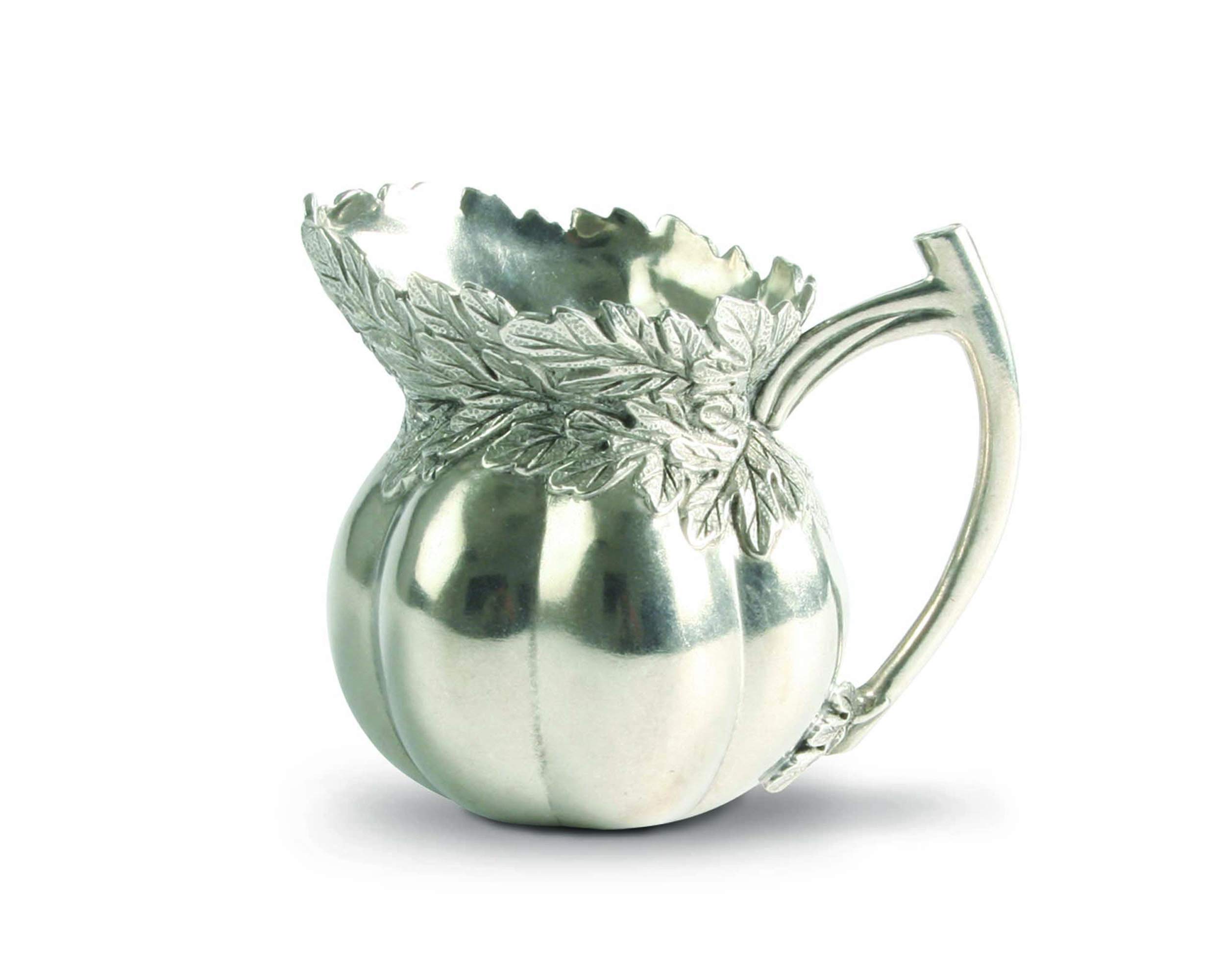Vintage Pewter Heirloom Tomato Gravy Boat - 4.25