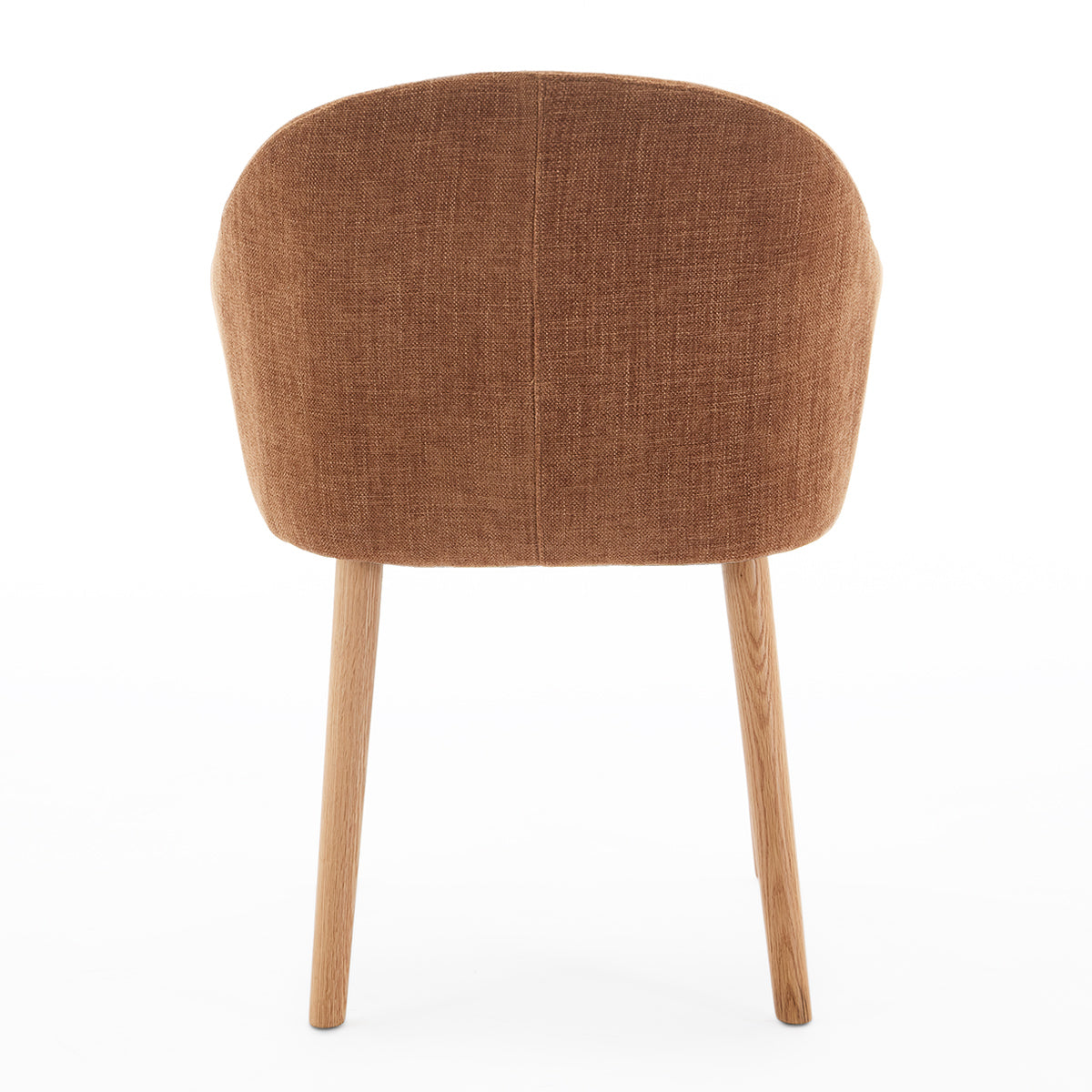 Chloe Fabric Dining Arm Chair - Upholstered Comfortable Dining Room Chair with Padded Seat - Perfect for Kitchen, Dining Room, and Home Decor