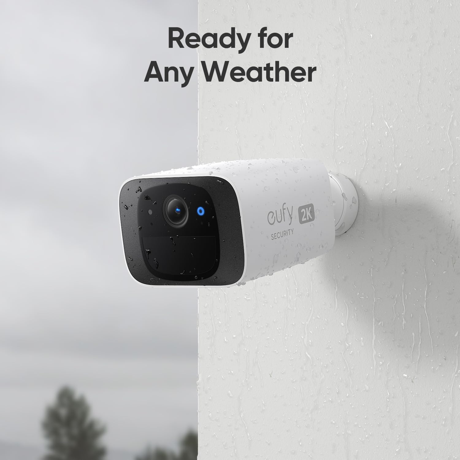 eufy Security SoloCam C210 Wireless Outdoor Security Camera - 2K HD Resolution, No Monthly Fees, 2.4GHz Wi-Fi, HomeBase 3 Compatible (Renewed) - Ideal for Home Surveillance, Backyard Monitoring & Weatherproof Outdoor Protection