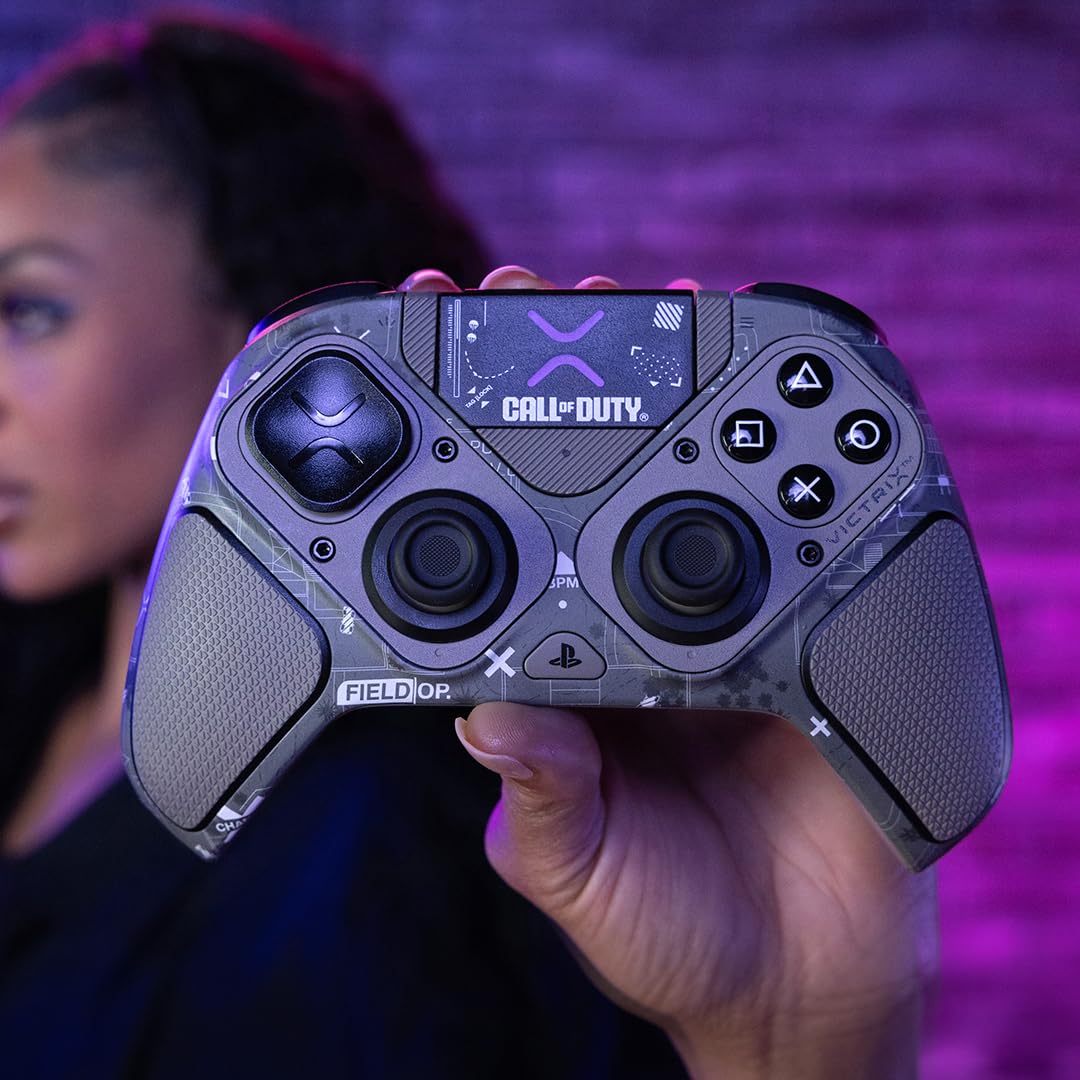 PDP Victrix Pro BFG Wireless Gaming Controller for Call of Duty: Field Op - Compatible with PS5, PS4 & Windows 10/11 PC - Premium Esports Gamepad for FPS, Battle Royale & Competitive Gaming