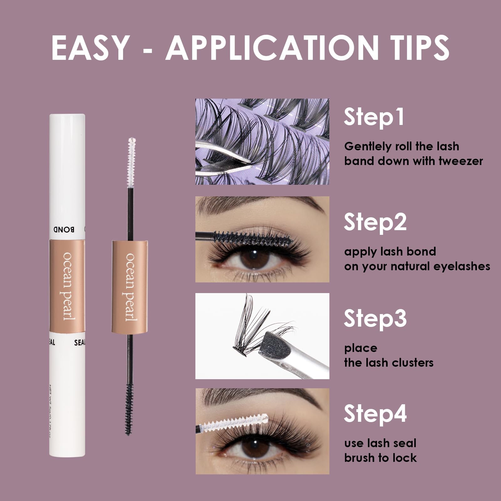 Professional DIY Lash Extension Kit - 280pcs Individual Lashes with Lash Glue, Sealant & Precision Tweezers - 30D/40D Mixed Lengths (10-16mm) - C/CC/D Curl Clusters - Soft Lightweight Eyelash Extensions for Home Use | Perfect for Bridal Makeup, Special Occasions & Everyday Glam