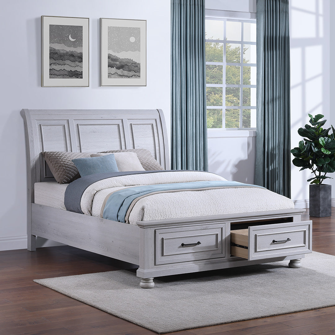 Blackwater Falls Bedroom Furniture Set - Queen Size Bed Frame, Nightstand & Dresser - Modern Farmhouse Style for Cozy Bedroom Decor | Perfect for Master Bedroom, Guest Room & Vacation Homes