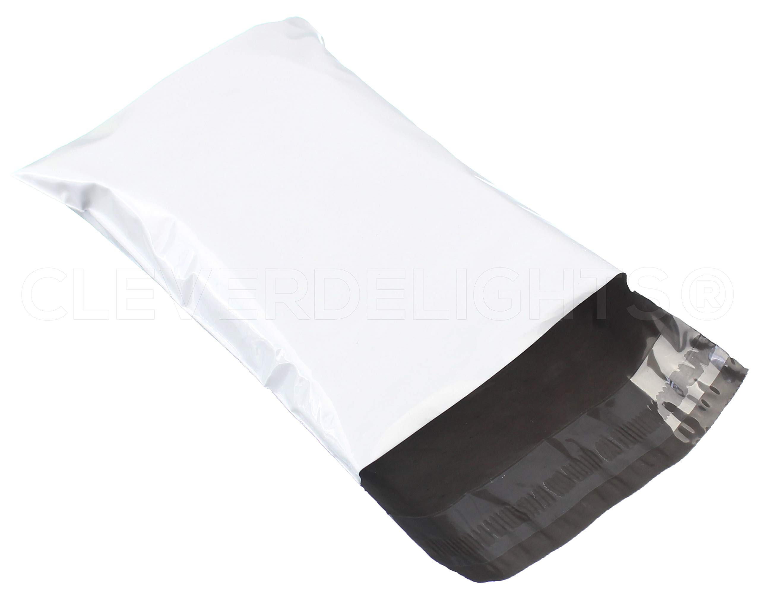 CleverDelights 4x6 Inch Poly Mailers - 4000 Pack Premium Self-Sealing Shipping Envelopes for Ecommerce, Small Business & Online Stores - Waterproof Lightweight Mailing Bags for Packages, Documents & Merchandise