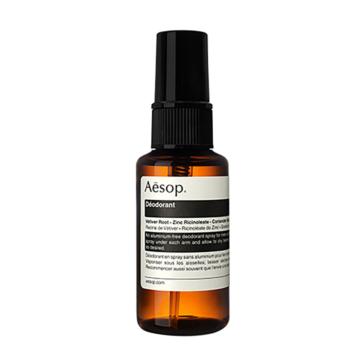 Aesop Natural Deodorant Roll-On for Men & Women - 24-Hour Odor Protection, Aluminum-Free & Vegan - Perfect for Gym, Work & Travel