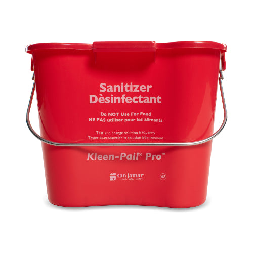 KPP97RDTRI Square Kleen Pail Pro Bucket - 3 Quart Red Food-Grade Container for Kitchen, Restaurant & Commercial Use | Perfect for Mixing, Storing & Serving
