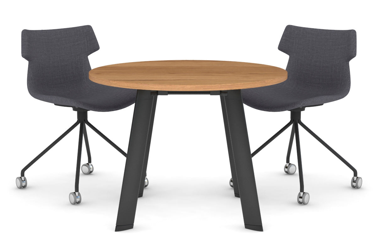 Round Conference Table 700mm - Modern Office Meeting Table for Small Spaces, Boardrooms & Collaborative Workspaces