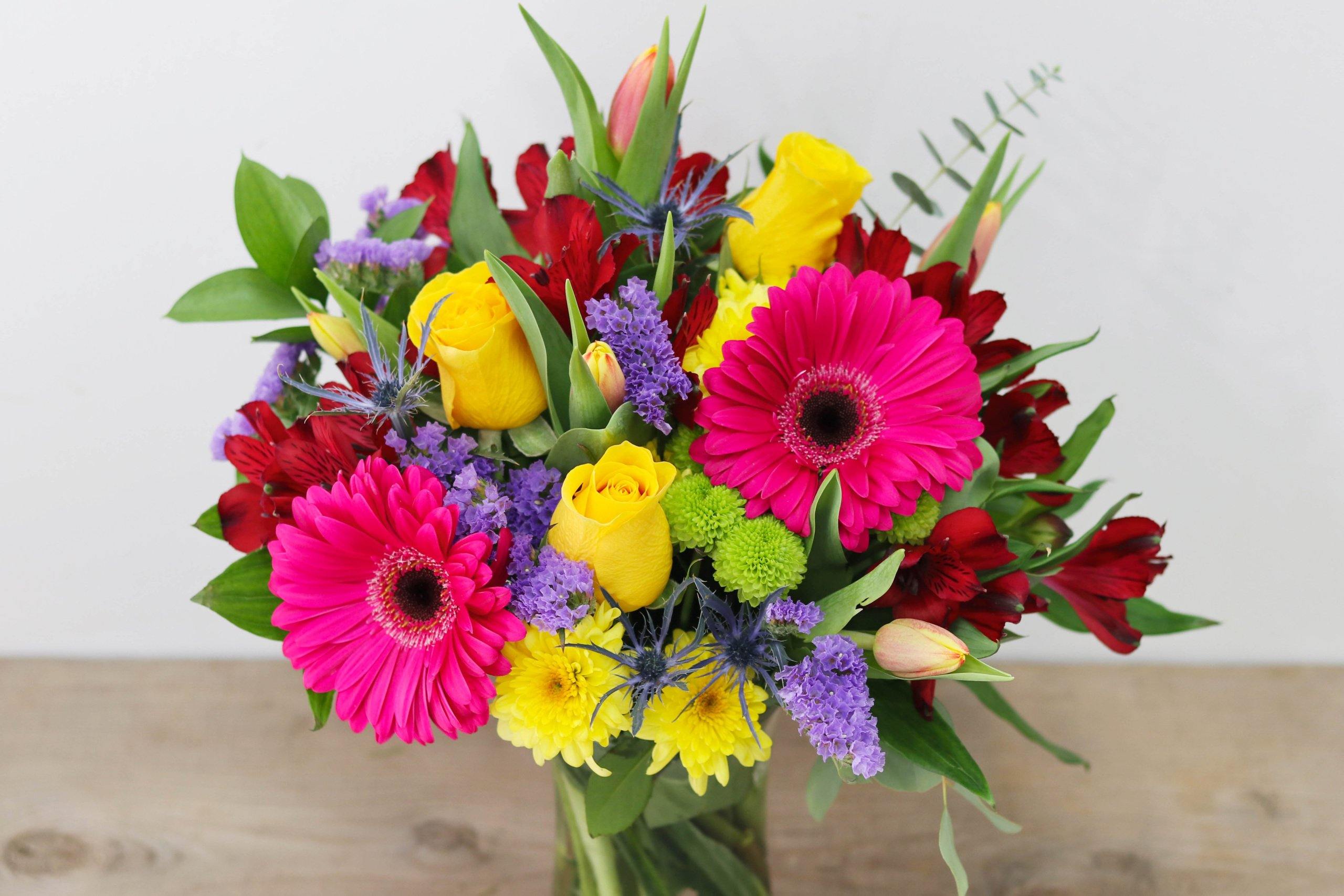 MD Lollipop Bouquet - Colorful Candy Flower Arrangement for Birthdays, Weddings & Baby Showers | Sweet Gift Idea for Special Occasions