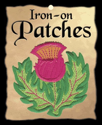 Thistle Iron-on Embroidered Patch - Premium DIY Sewing Patches for Jackets, Bags & Hats - Perfect for Denim, Backpacks & Clothing Customization