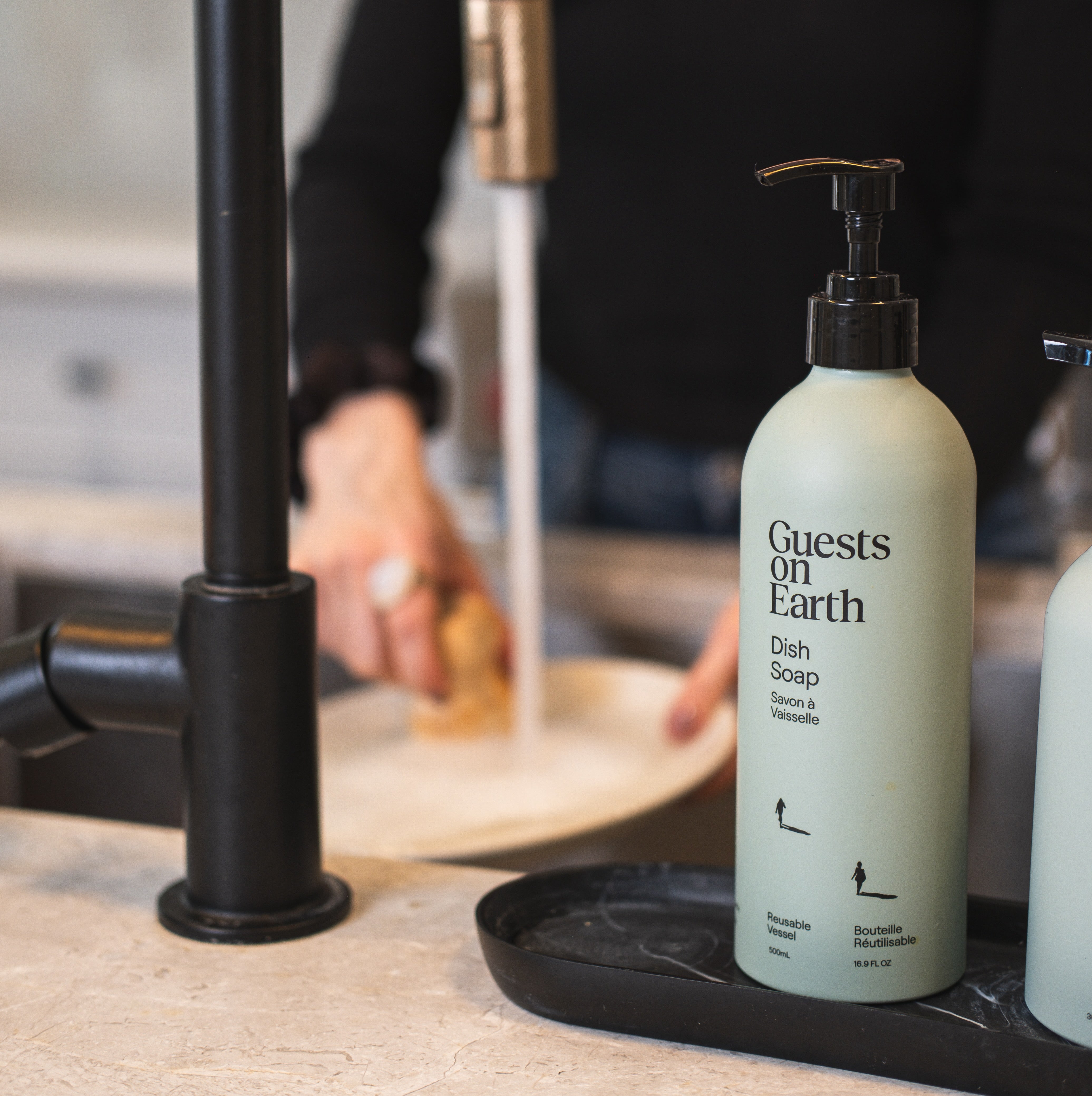 Citrus Oasis Dish Soap - Natural Grease Cutting Liquid Soap for Hand Washing Dishes | Perfect for Kitchen, Camping & RV Use