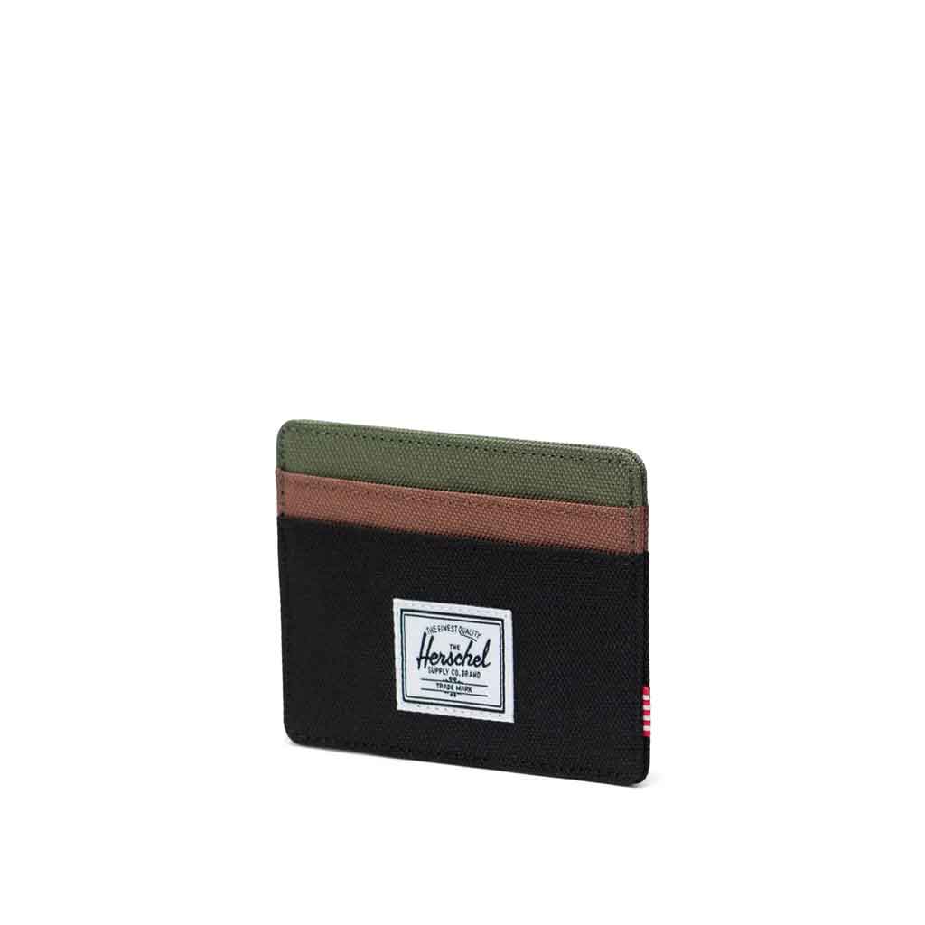 Herschel Charlie RFID Blocking Cardholder Wallet - Slim Minimalist Leather Wallet for Men & Women | Black, Four Leaf Clover, Saddle Brown | Perfect for Travel, Everyday Carry & Gift Giving