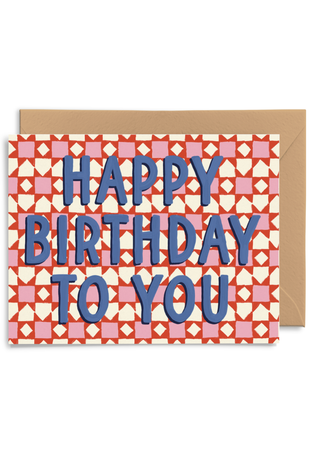 Beautiful Quilt Pattern Birthday Card - Handmade Greeting Card for Quilting Enthusiasts - Perfect for Birthdays, Anniversaries & Special Occasions