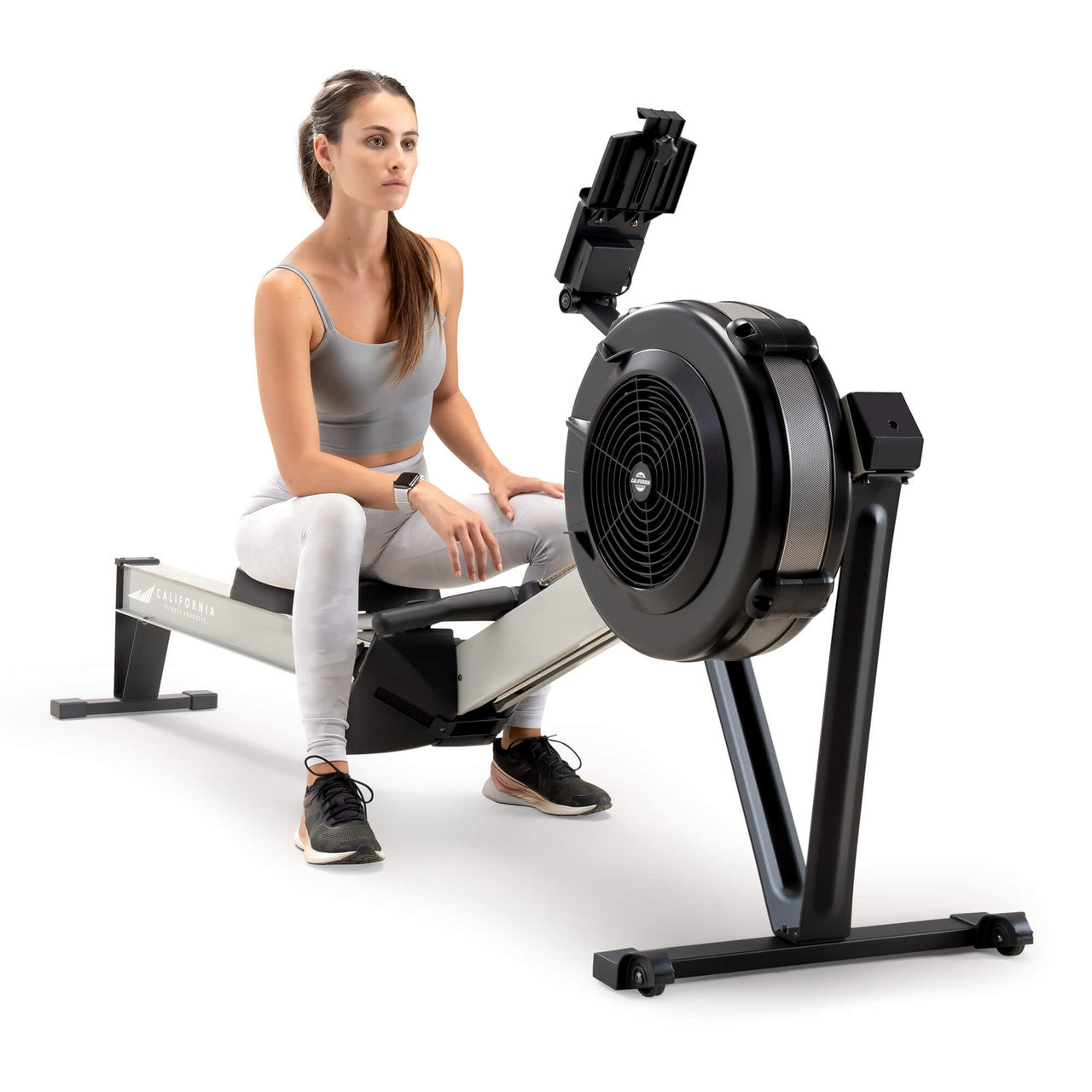 Premium Adjustable Air Resistance Rowing Machine for Home Gym - NS 7874RW | California Fitness Products - Perfect for Cardio Workouts & Full-Body Training