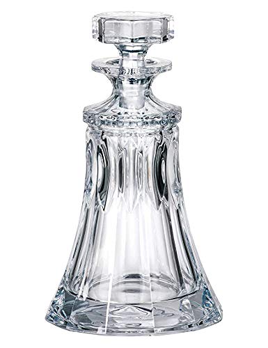 7-Piece Bohemian Crystal 'Wellington' Whiskey Decanter Set with DOF Liquor Glasses - Perfect for Home Bars, Gifts & Entertaining
