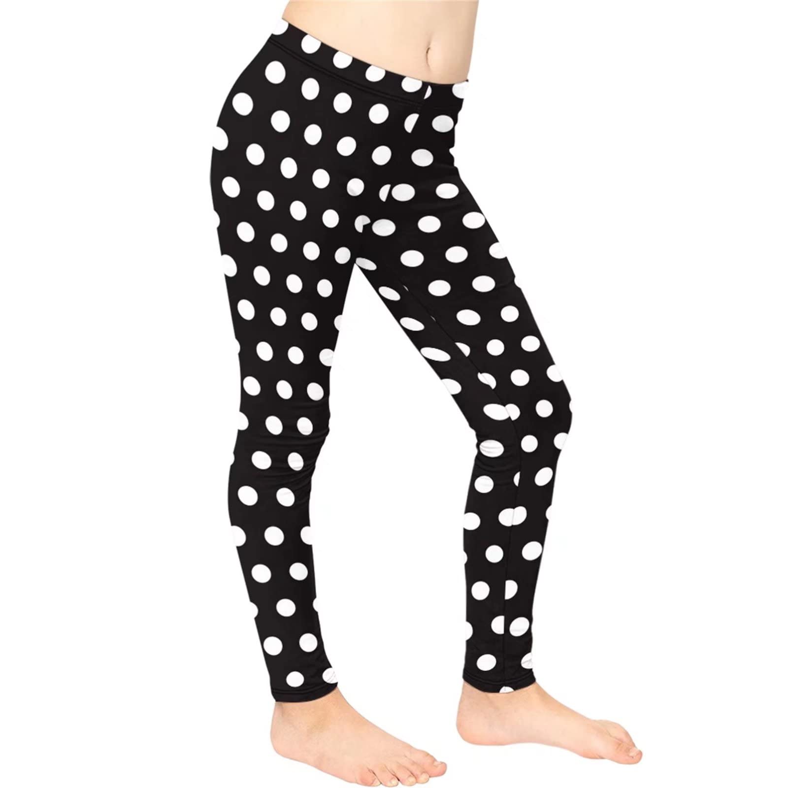 BYCHECAR Girls Active Leggings - High Waist Tummy Control Yoga Pants for Dance, Workout & Gym - Soft Stretchy Athletic Tights for Teens & Kids (Perfect for Yoga, Running, School & Everyday Wear)