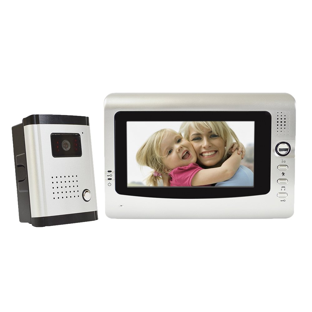 7 Inch Video Doorbell & Intercom System - PNI DF-926 LCD Monitor with Camera | Secure Home Entry & Visitor Monitoring for Apartments & Houses