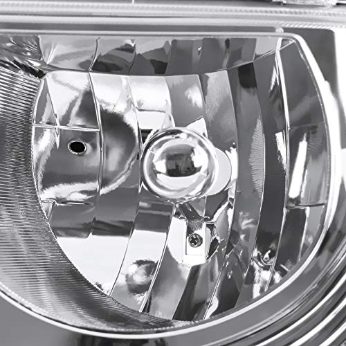 Spec-D Chrome Headlights for 1999-2006 Chevy Silverado & Suburban - Driving & Off-Road Use