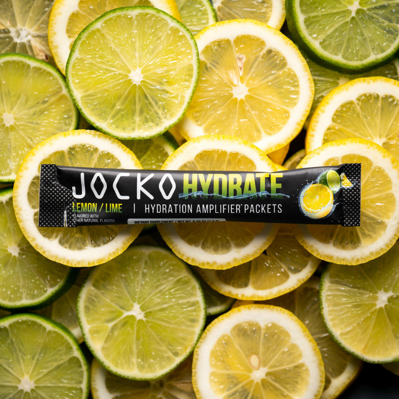 JOCKO Hydrate Sticks - Electrolyte Powder Packets for Rapid Hydration | Perfect for Workouts, Running, Sports & Outdoor Activities