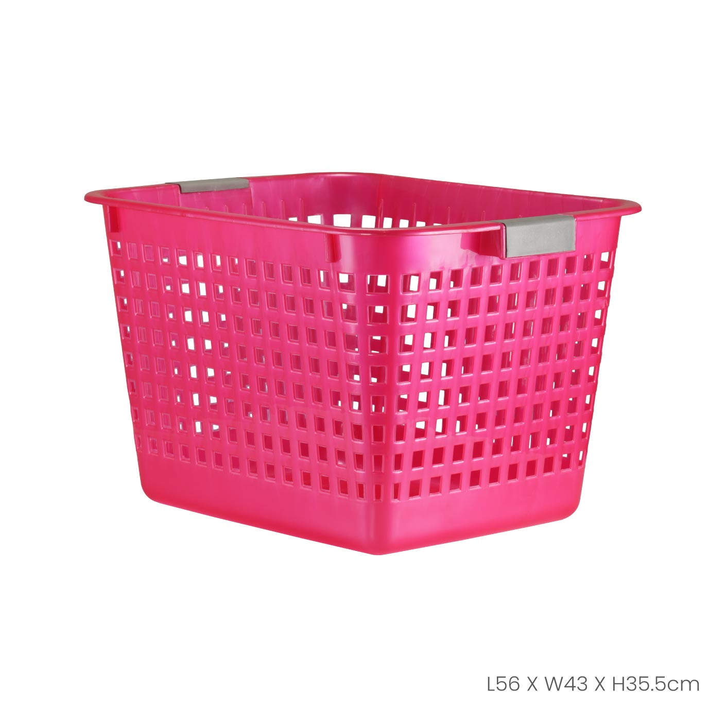 PON PON Laundry Basket (4316) - Foldable Clothes Hamper with Handles for Bedroom, Bathroom & Dorm Organization - Perfect for Laundry Room Storage & Clothes Sorting