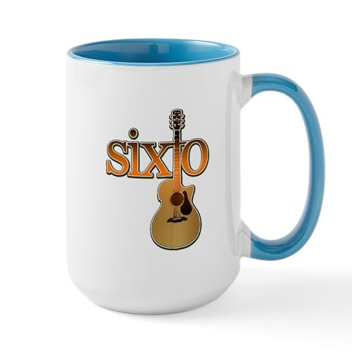 White/Blue Inside - SIXTO GUITAR! Mug