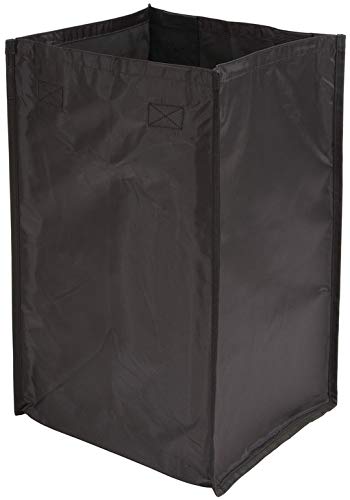 TAG Hardware Full Extension Pullout Laundry Hamper with Removable Bags - Matt Aluminum (30
