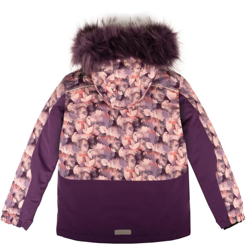 Conifere Girls' Purple Snowsuit Winter Jacket & Pants Set - Size 10 - Waterproof Insulated Snowsuit for Toddler Girls Outdoor Play, Skiing & Snow Activities
