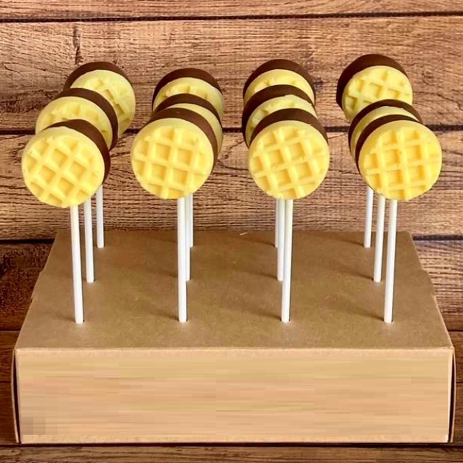 Non-Stick Silicone Waffle Mold Set - 2PCS 18/20 Cavity Mini Waffle Maker for Baking, Cake, Cookie & Chocolate - Perfect for Home Kitchen, Party Desserts & DIY Snacks