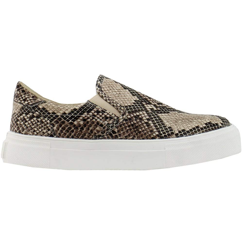 Coconuts by Matisse Women's Gradient Snake Print Platform Sneakers - Fashionable Comfort for Casual Outings & Street Style