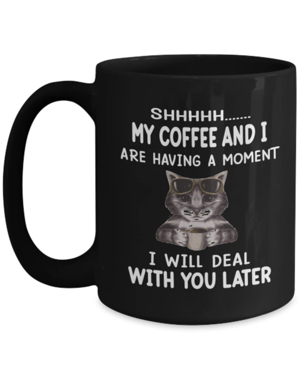 Cat Lover Coffee Mug - Perfect Gift for Cat Lovers - Enjoy Your Coffee Break