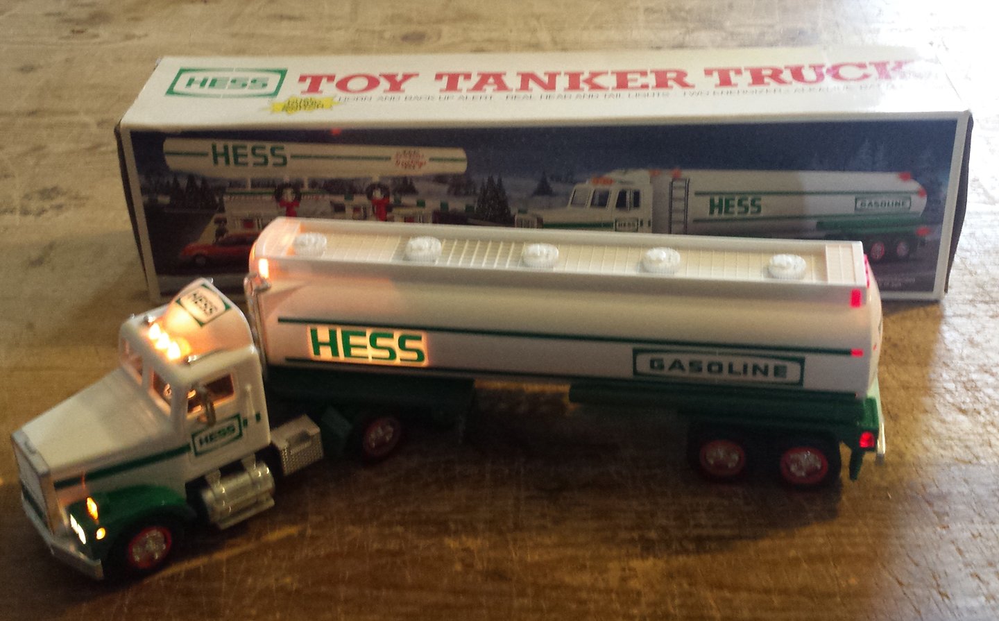 Vintage Hess 1990 Collectible Toy Tanker Truck - Classic Diecast Model for Kids & Collectors - Perfect for Holiday Gifts, Display & Playtime Scenes