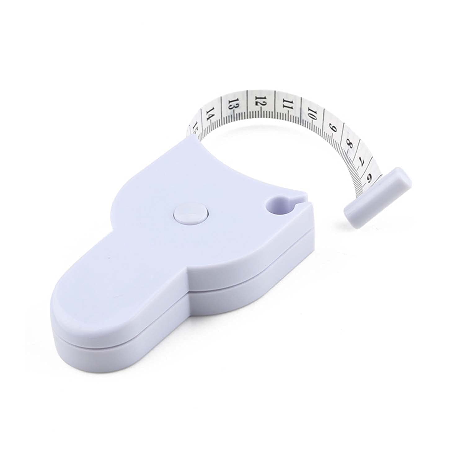Niralasa Automatic Telescopic Tape Measure - Self-Tightening Body Measuring Ruler with Retractable Double Scales | Perfect for Waist Measurement, Fitness Tracking & Tailoring | Home Gym & Sewing Essential