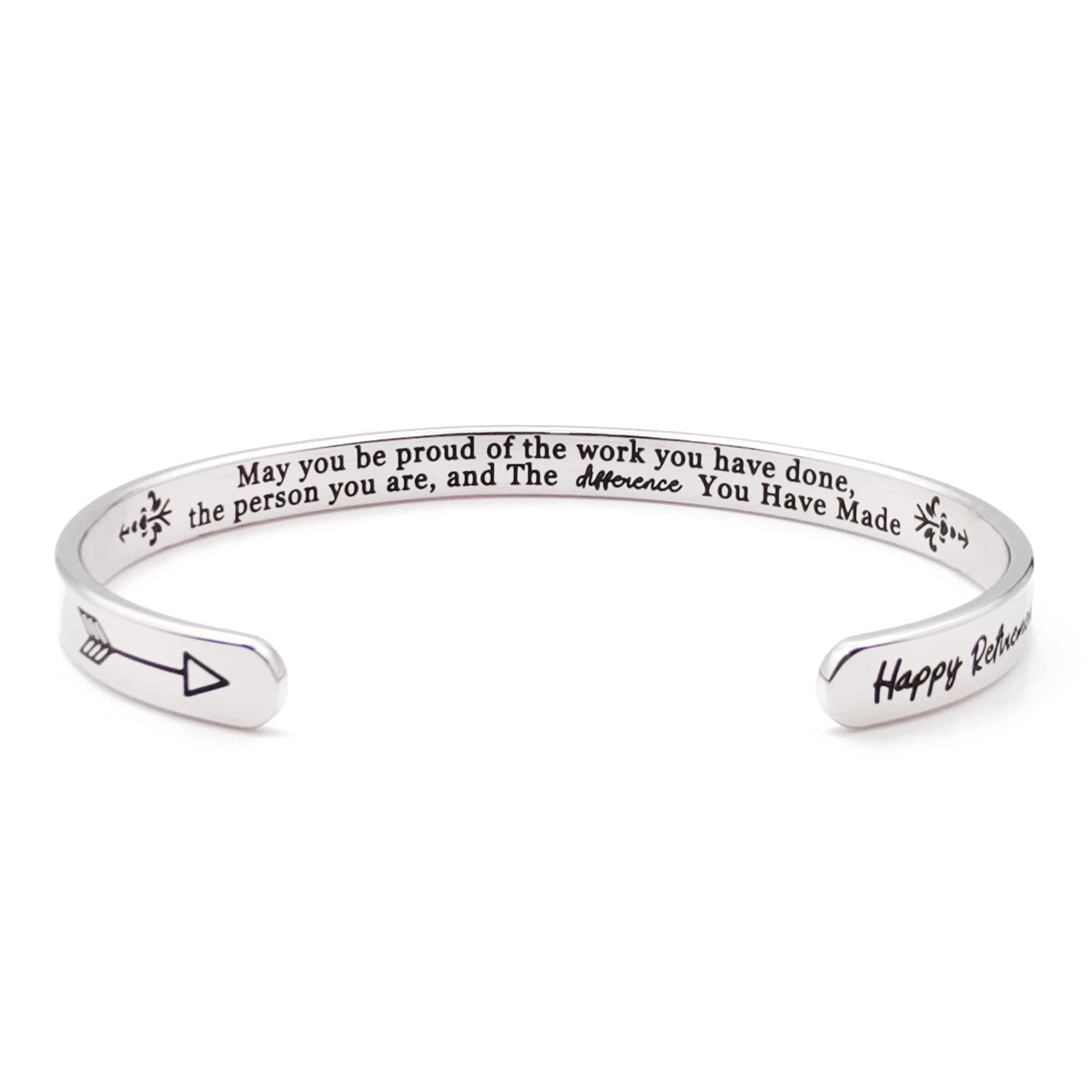 Inspirational Bracelet for Women - Stainless Steel Motivational Cuff Bangle with Personalized Engraving, Thoughtful Gift for Best Friend, Sister, or Mom - Perfect for Daily Wear, Special Occasions & Encouragement Gifts