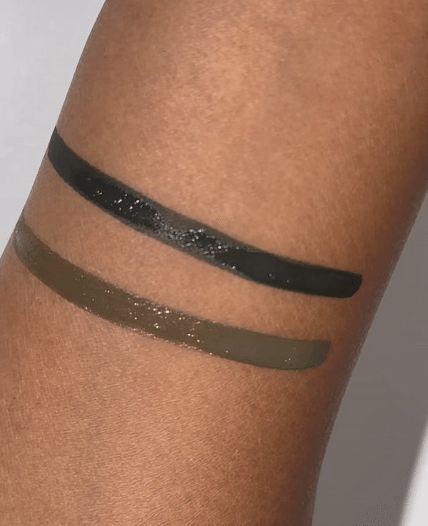Metamorph Black & Brown UV Eyeliner - Long Lasting Waterproof Makeup by Glisten Cosmetics | Perfect for Parties, Halloween & Festival Looks