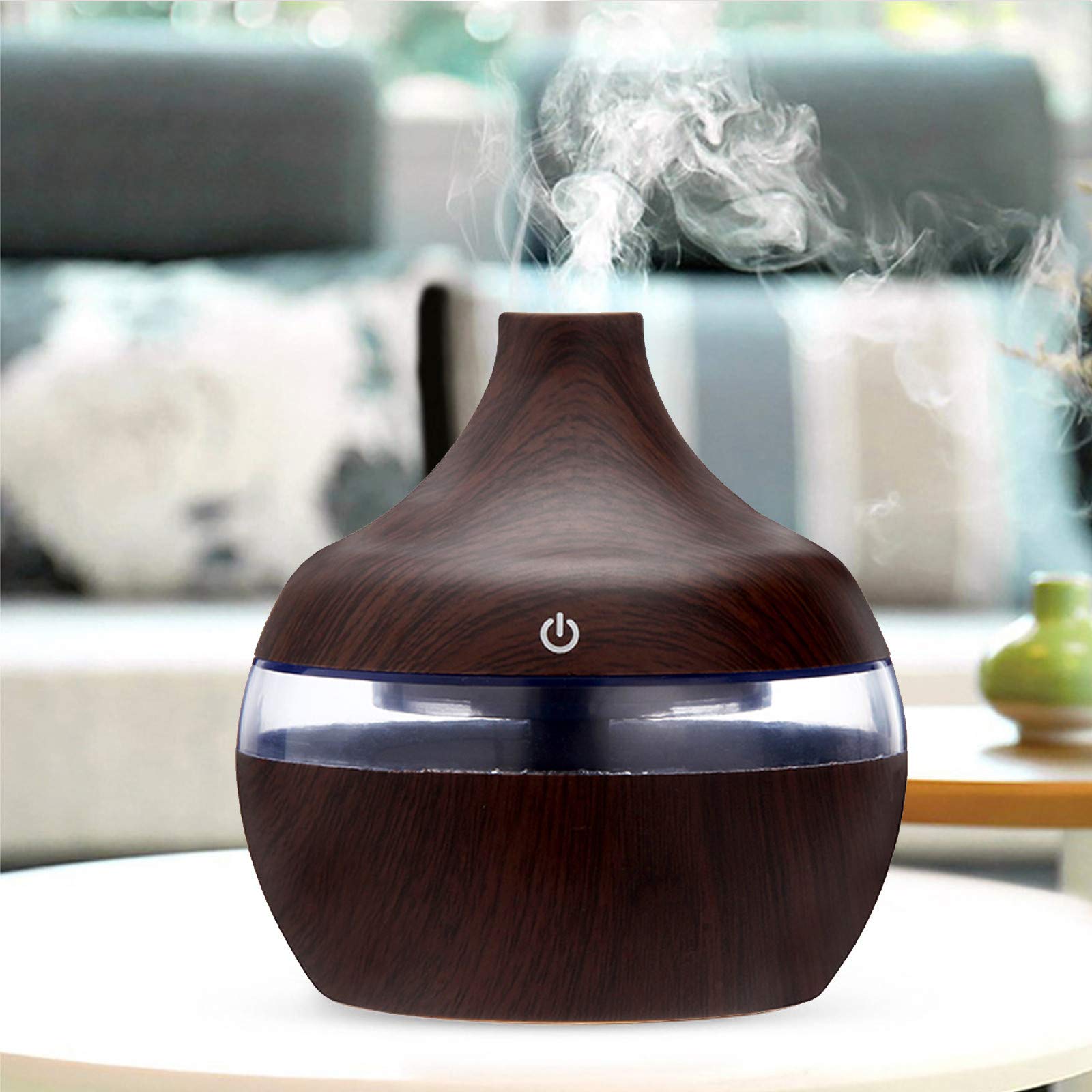 300ML Large Capacity Cool Mist Humidifier - Portable Desk Humidifier for Home, Bedroom, Office | Quiet Ultrasonic Humidification | Perfect for Dry Air Relief, Plants & Baby Nurseries
