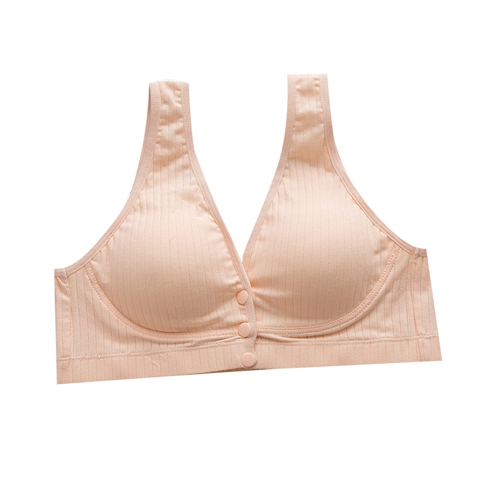 FORESTIME Women's Front Closure Nursing Bra - Seamless Maternity Sports Bra with Adjustable Straps for Breastfeeding & Active Wear | Perfect for Yoga, Gym & Everyday Comfort