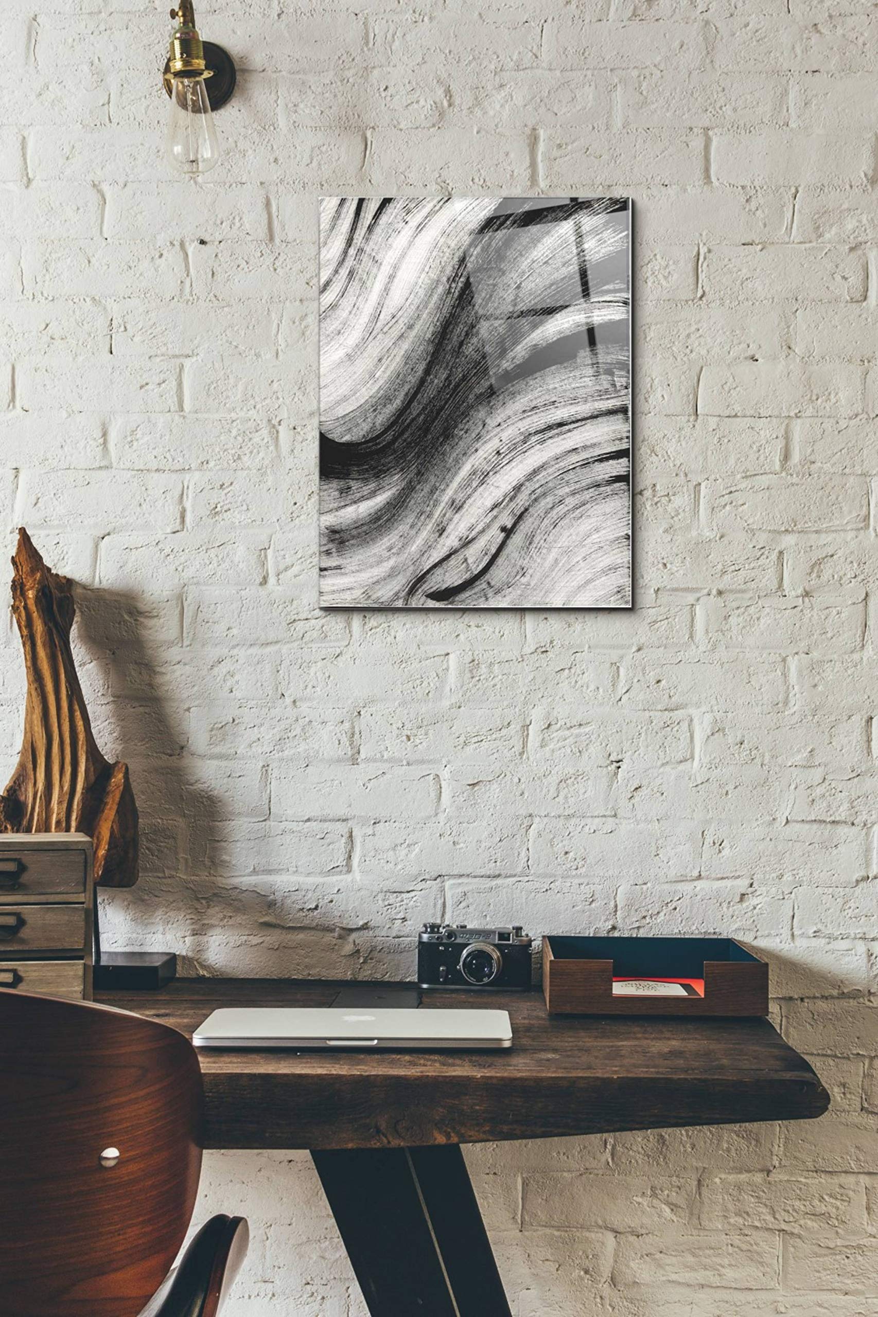 Epic Art 'Squall' Acrylic Glass Wall Art - 12x16 Inches Modern Home Decor - Perfect for Living Room, Bedroom & Office Wall Decor