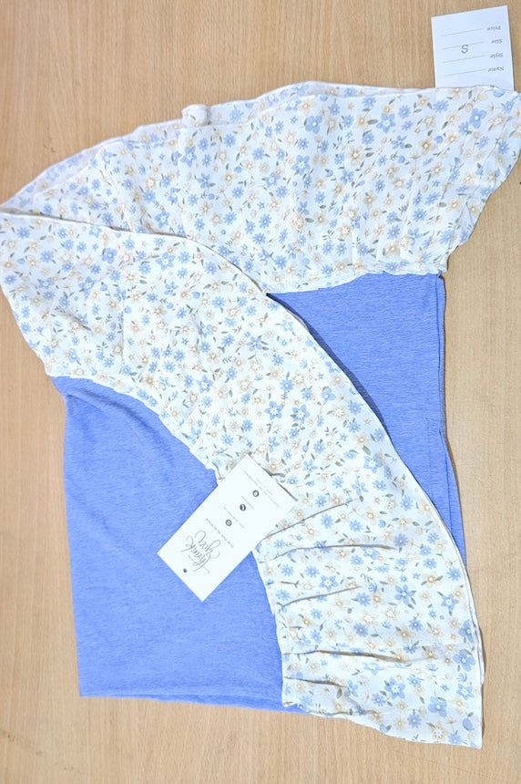 Cornflower Blue Baby Hijab - Soft & Comfortable Islamic Headscarf for Toddlers - Perfect for Prayer, Outings, and Special Occasions