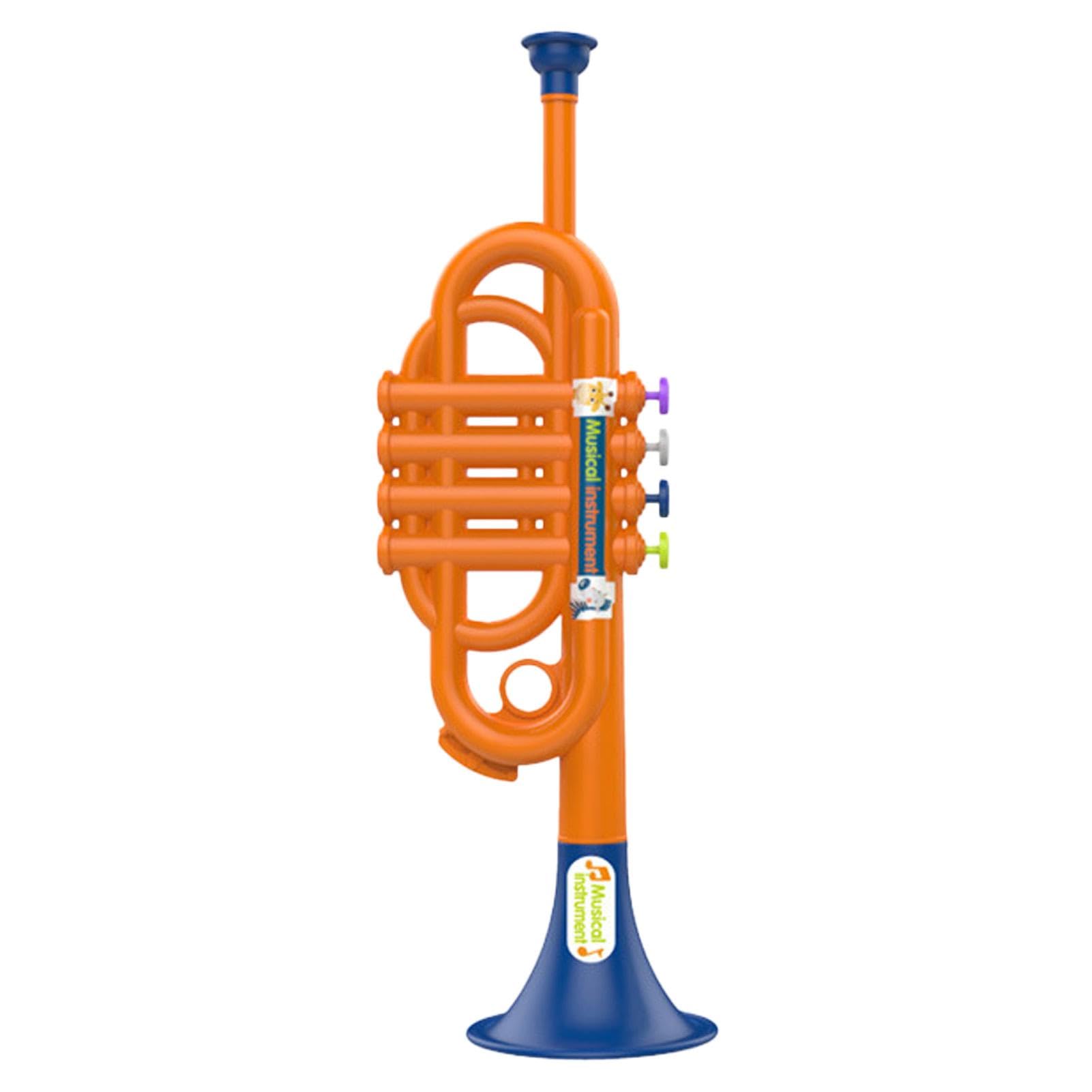 Best Trumpet Toy for Kids - Educational Musical Instrument for Boys & Girls | Realistic Simulated Trumpet for Toddlers & Preschoolers | Perfect for Early Childhood Development, Music Learning & Pretend Play