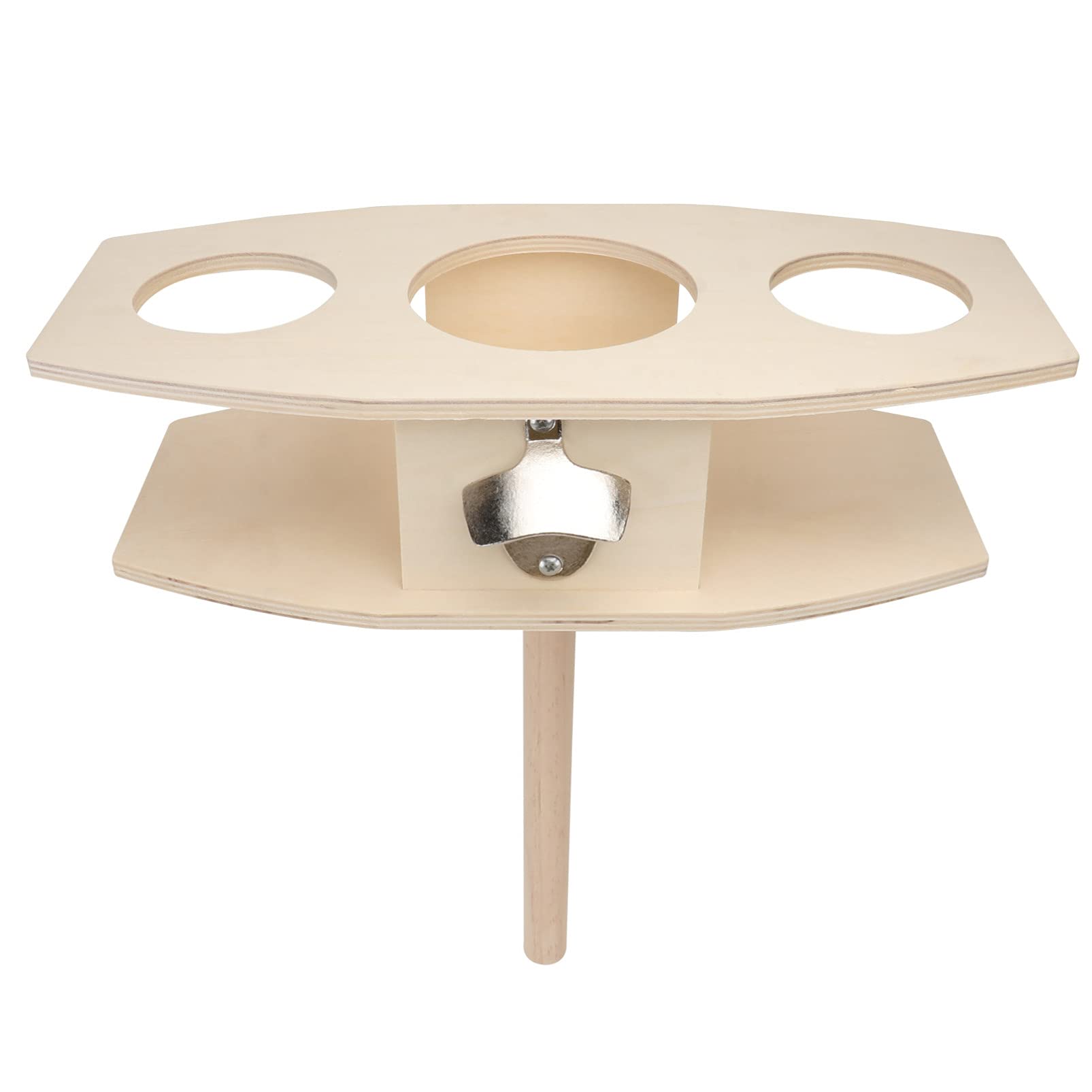KESYOO 1pc Outdoor Wine & Cheese Board - Portable Camping Wine Holder, Beach Beverage Tray, Metal Picnic Accessories for Charcuterie, Beer & Drinks - Perfect for Backyard BBQs, Beach Parties & Picnics