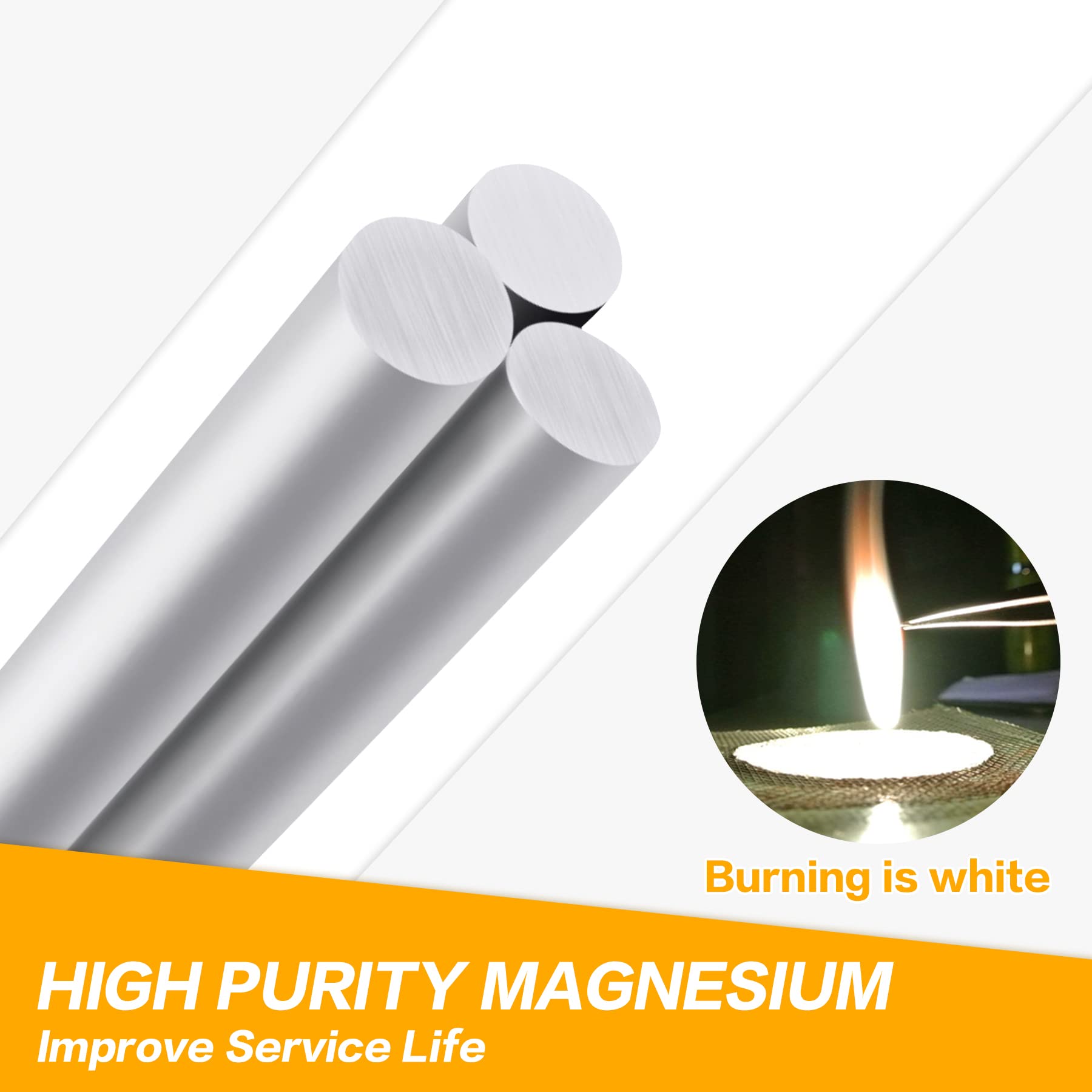 2-Pack RV Water Heater Magnesium Anode Rods - Compatible with Suburban & Mor-Flo Tanks, Camper Water Heater Replacement Parts (3/4