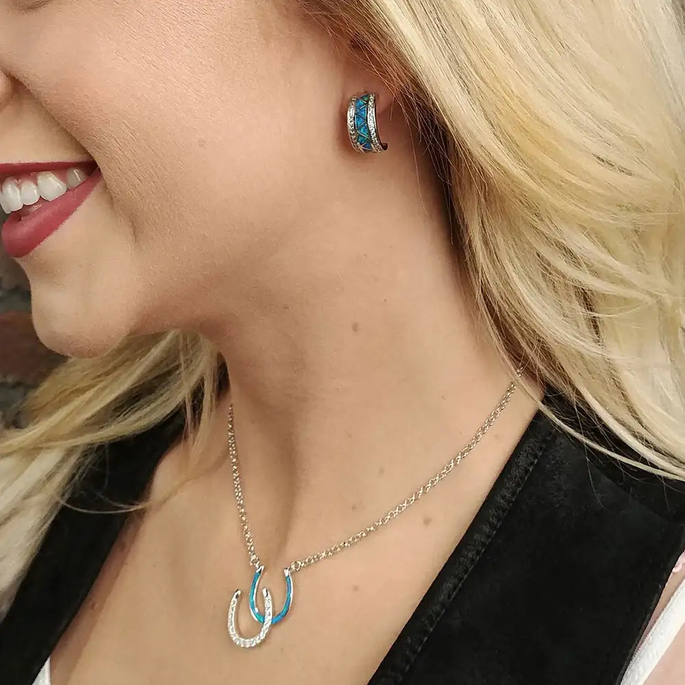River Lights Water Path Cuff Earrings - Boho Nature Inspired Jewelry for Women | Perfect for Beach Weddings, Festivals & Evening Outfits