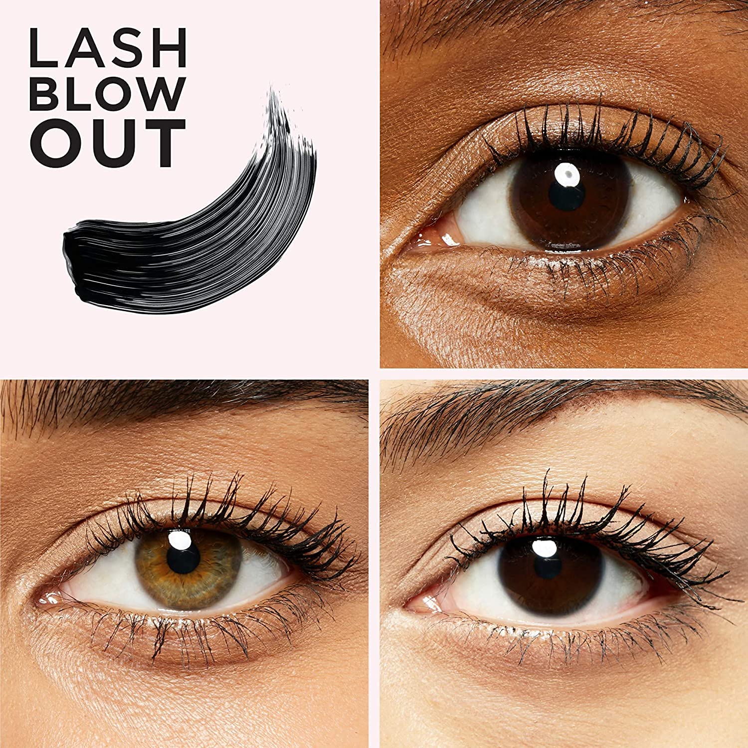 IT Cosmetics Lash Blowout Mascara - Black Volumizing & Lengthening Mascara with Biotin - Unique Drybar-Developed Wand for Lift & Separation - 0.24 fl oz - Perfect for Daytime Glam & Night Out Looks