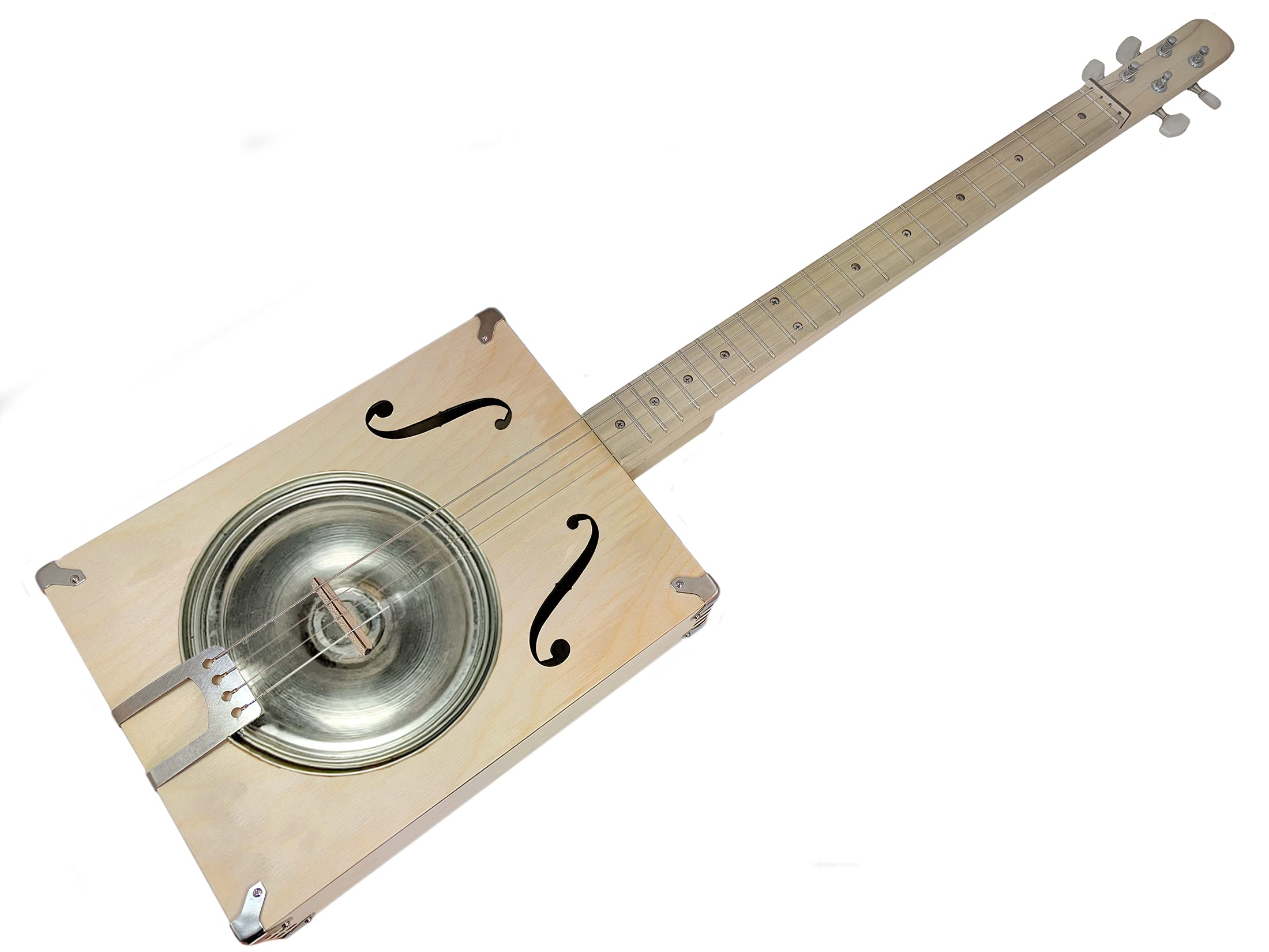 4-String Hubcap Howler Resonator Guitar Kit - 23